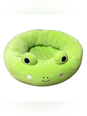 Squishmallows Lime Green “Wendy the Frog” Squishy Plush Bed for SM Dogs & Cats